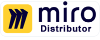 Official Miro Distributor badge