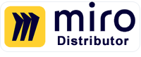 Official Miro Distributor badge